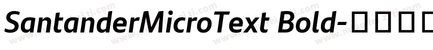 SantanderMicroText Bold字体转换